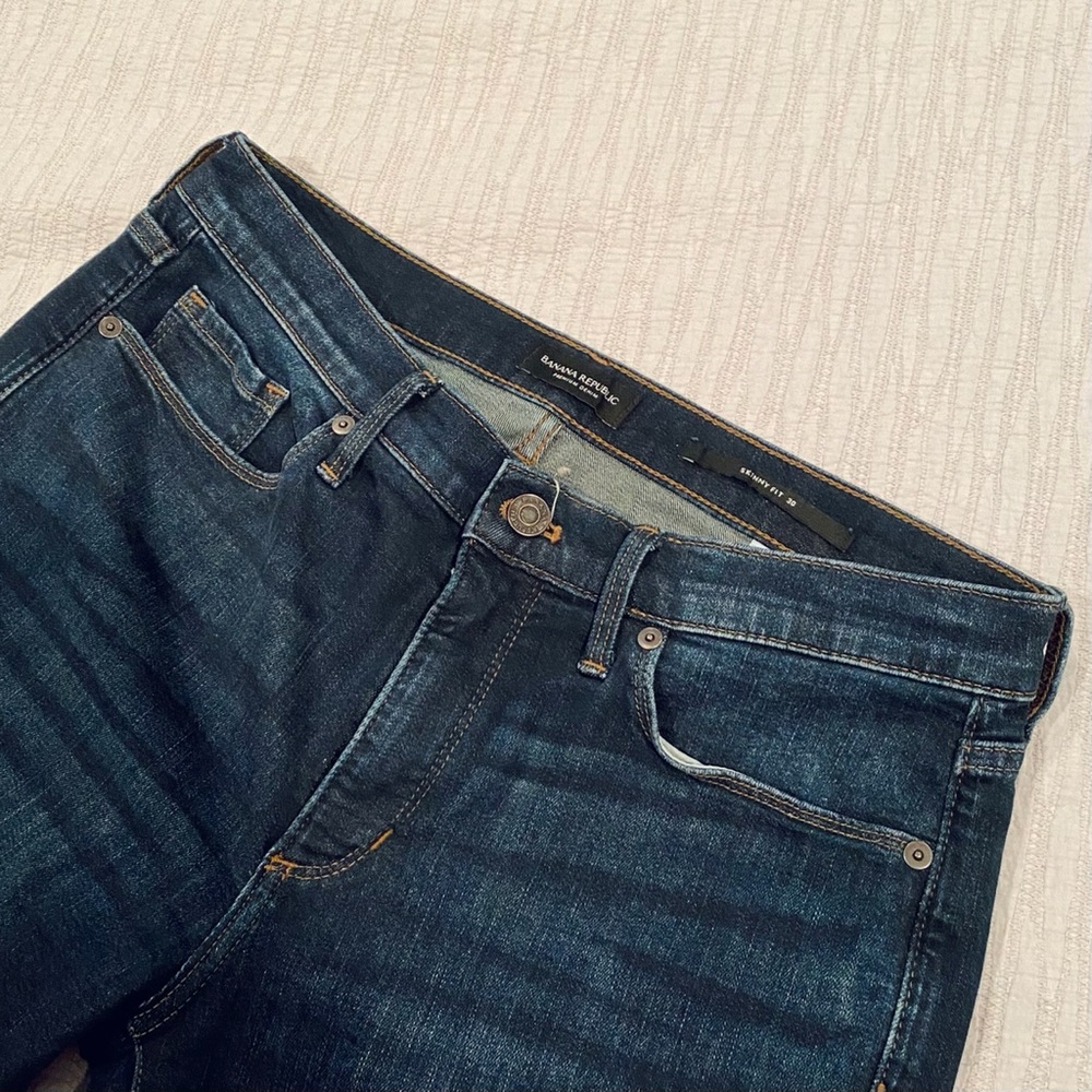 PREMIUM DENIM Skinny fit medium wash jeans